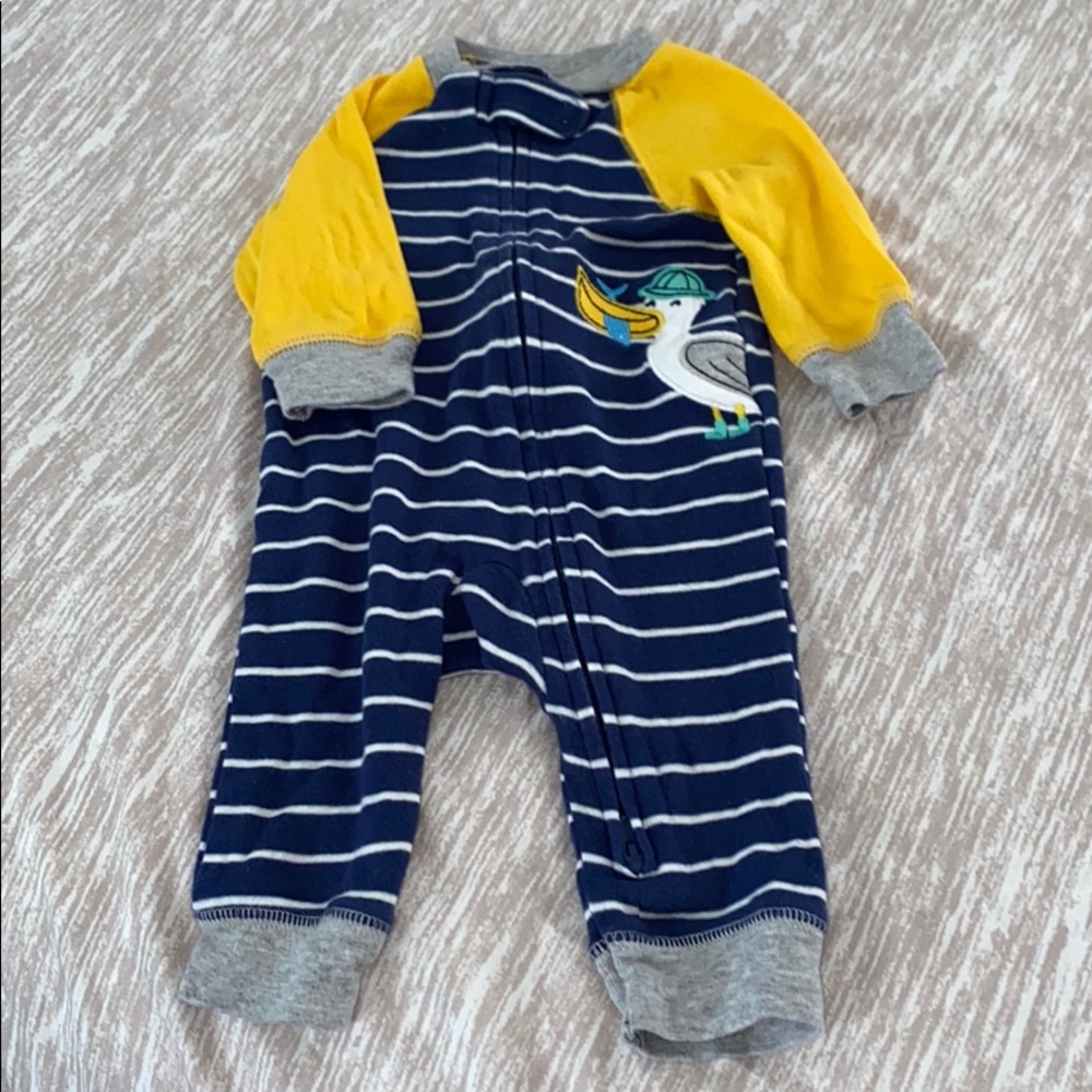 2 Way Zip Cotton Footless Sleep and Play Bodysuit